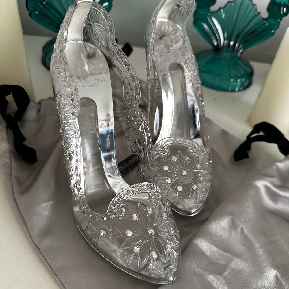 Dolce & Gabbana Cinderella glass slippers